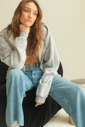 Jeans taille haute wide leg DENIM STUDIO | Marine