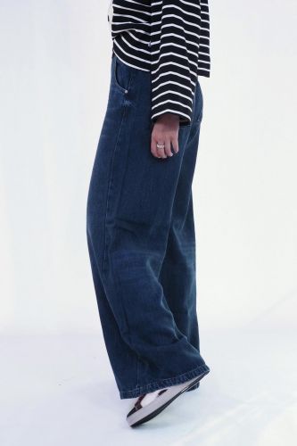 Jeans large foncé DENIM STUDIO | Marine