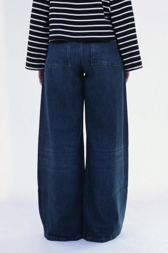 Jeans large foncé DENIM STUDIO | Marine