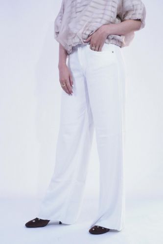 Jeans large écru DENIM STUDIO | Marine