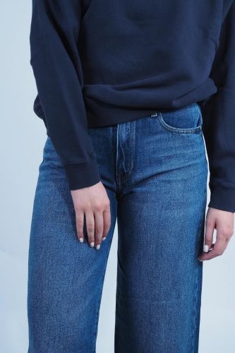 Denim Studio pantalon Jeans femmes (Pantalon large parfait - JUDE tencel bleu) - Marine | Much more than shoes