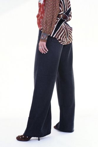 Jeans large noir DENIM STUDIO | Marine