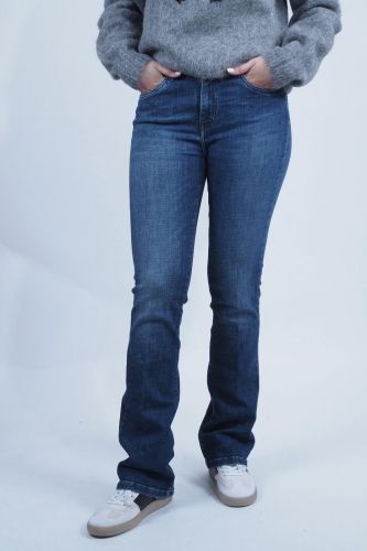 Denim Studio pantalon Bleu femmes (Pantalon poches appliquées - JIM navy used) - Marine | Much more than shoes