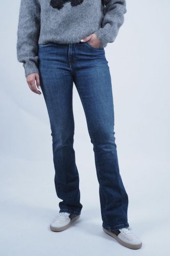 Denim Studio pantalon Bleu femmes (Pantalon poches appliquées - JIM navy used) - Marine | Much more than shoes