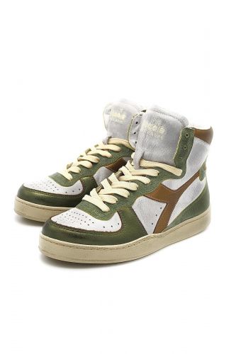 Diadora basket haut Kaki femmes (Haute métal kaki & bronze - 178889 or/kaki) - Marine | Much more than shoes