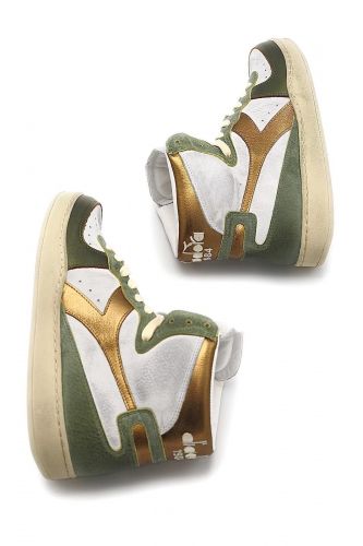 Diadora basket haut Kaki femmes (Haute métal kaki & bronze - 178889 or/kaki) - Marine | Much more than shoes