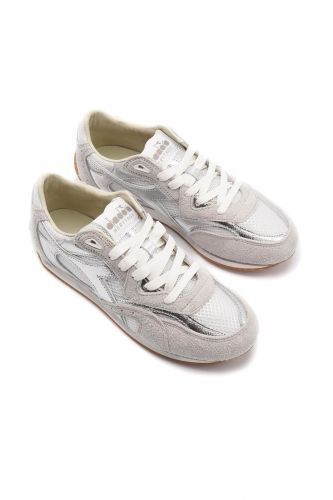 Diadora basket bas Argent femmes (Heritage Vintage  - EQUIPE REV IRIDE silver) - Marine | Much more than shoes