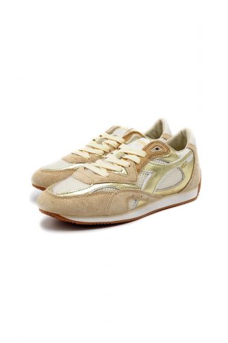 Diadora basket bas Or femmes (Heritage Vintage  - EQUIPE REV IRIDE gold) - Marine | Much more than shoes