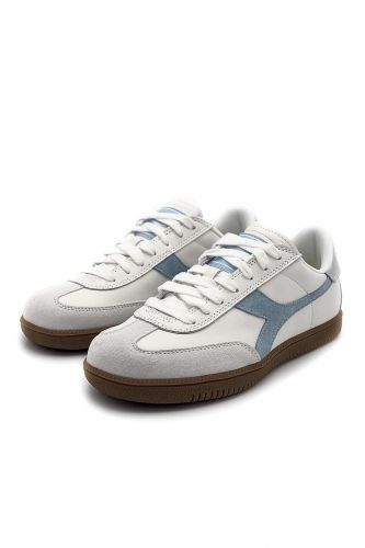 Diadora basket bas Blanc femmes (semelle fine côté ciel - TRAINER métal ciel) - Marine | Much more than shoes