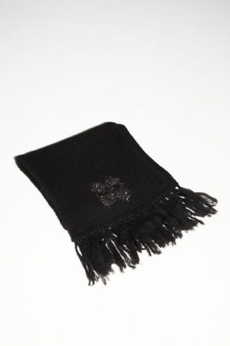 Echarpe noire avec logo IMPREVU | Marine