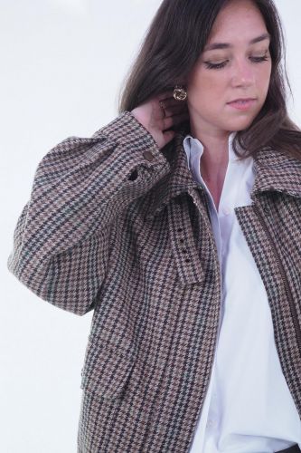 Blazer brun multi ELEH | Marine