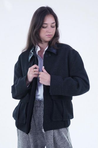 Blazer noir ELEH | Marine
