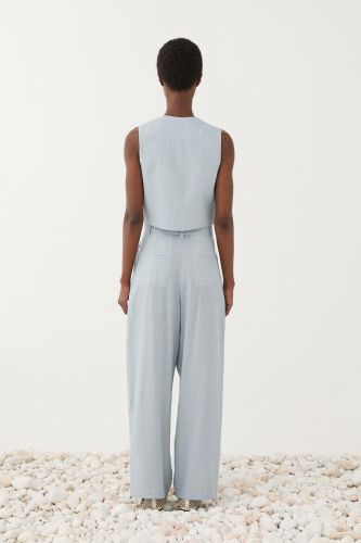 Eleh gilet Ciel femmes (Gilet mec ciel - 0309 céleste) - Marine | Much more than shoes