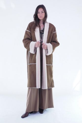 Eleh manteau Brun