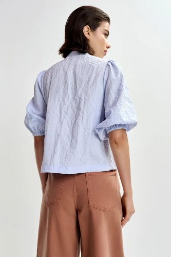 Chemise bleu clair et sequins multi ESSENTIEL ANTWERP | Marine