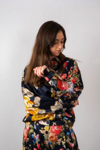 Chemise florale ESSENTIEL ANTWERP | Marine