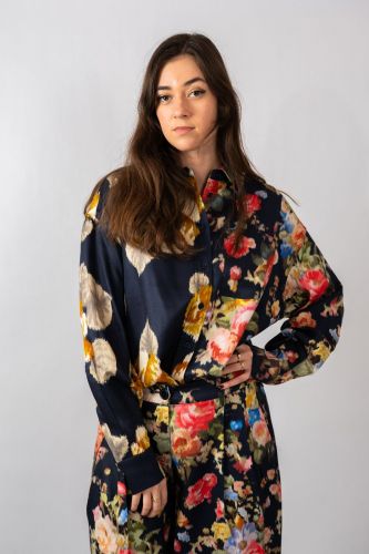 Chemise florale ESSENTIEL ANTWERP | Marine