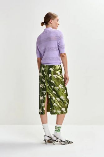 Jupe à sequins verte kaki ESSENTIEL ANTWERP | Marine