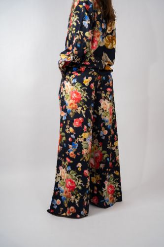 Pantalon floral ESSENTIEL ANTWERP | Marine