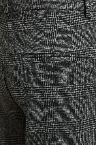 Pantalon gris prince de Galles à jambes larges ESSENTIEL ANTWERP | Marine