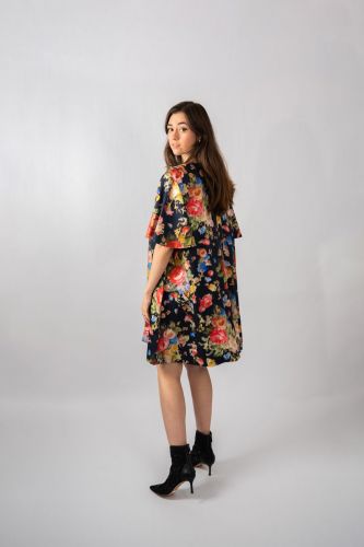 Robe floral ESSENTIEL ANTWERP | Marine