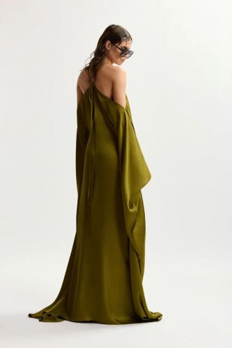 Robe vert olive ESSENTIEL ANTWERP | Marine