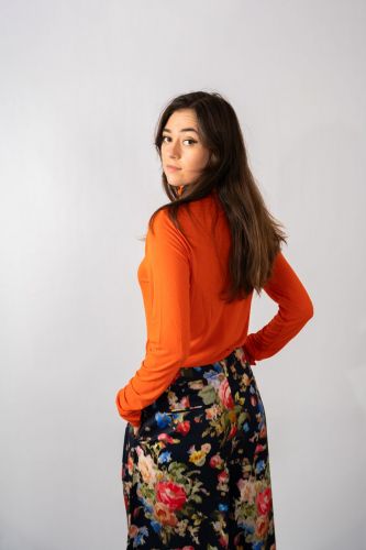 Sous pull col roulé orange ESSENTIEL ANTWERP | Marine