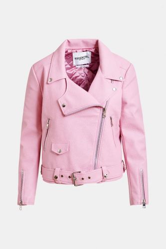 Veste de motard en éco cuir rose clair ESSENTIEL ANTWERP | Marine