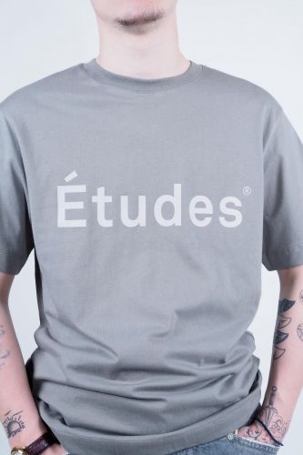 T-shirt gris/vert ETUDES | Marine