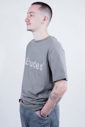 T-shirt gris/vert ETUDES | Marine