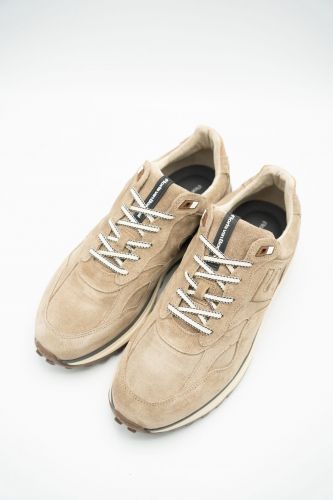 Floris Van Bommel Homme basket bas Camel hommes (brun clair F sur le côté - 10238-22 camel clair unie) - Marine | Much more than shoes