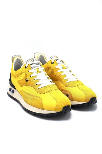 Sneaker Floris Van Bommel en tissu jaune pour homme