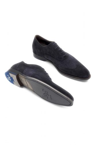 Molière en nubuk bleu foncé FLORIS VAN BOMMEL| Marine