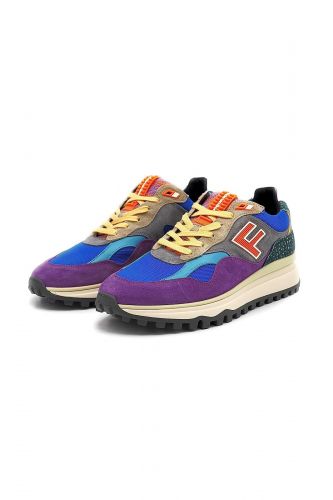 Floris Van Bommel Homme basket bas Multicolor hommes (runner multi - 10268-40 multi ) - Marine | Much more than shoes