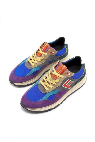 Floris Van Bommel Homme basket bas Multicolor hommes (runner multi - 10268-40 multi ) - Marine | Much more than shoes