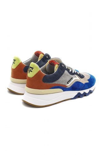 Floris Van Bommel Homme basket bas Bleu hommes (semelle >>> bleu  - 10178-40 bleu ) - Marine | Much more than shoes