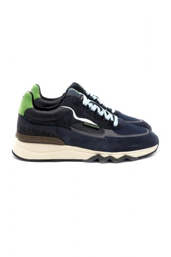 Floris Van Bommel Homme basket bas Bleu