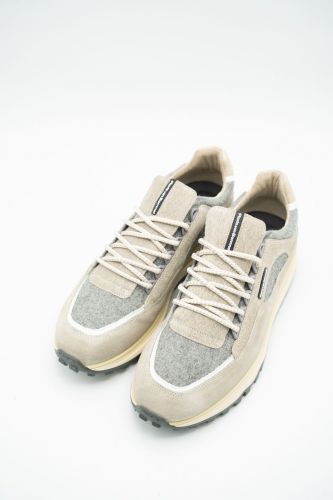 Floris Van Bommel Homme basket bas Beige hommes (semelle de gripper brun clair - 10248-22 beige) - Marine | Much more than shoes