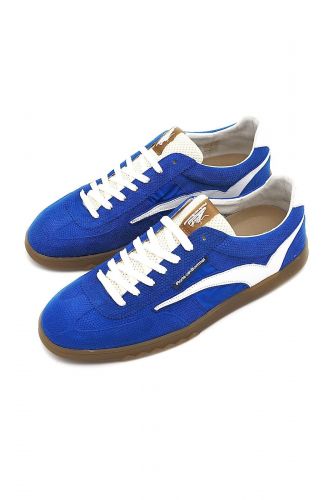 Baskets en daim bleu vif FLORIS VAN BOMMEL| Marine
