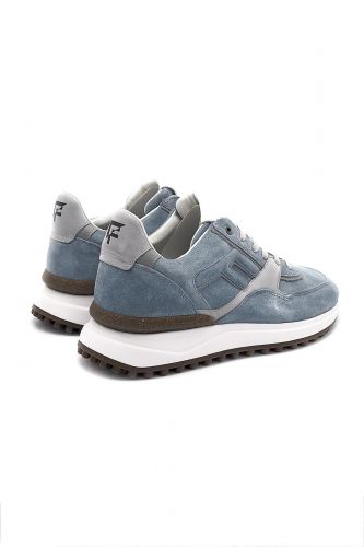 Floris Van Bommel Homme basket bas Bleu hommes (semelle Noppi bleu clair - 10223-42 bleu clair) - Marine | Much more than shoes