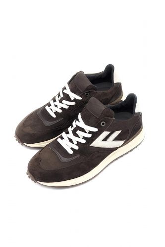 Baskets en nubuk brun FLORIS VAN BOMMEL | Marine