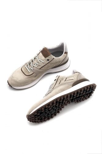 Floris Van Bommel Homme basket bas Camel hommes (semelle Noppi camel clair - 10223-22 camel clair) - Marine | Much more than shoes