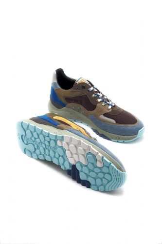 Baskets en nubuk multicolore FLORIS VAN BOMMEL | Marine