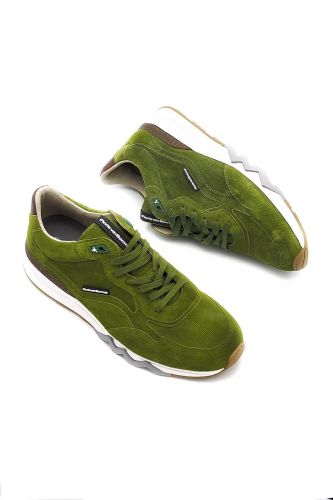 Floris Van Bommel Homme basket bas Vert hommes (semelle >>> vert - 10136-50 vert) - Marine | Much more than shoes