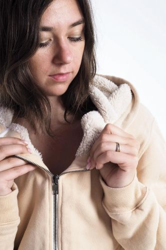 Sweat veste beige et molleton beige FRENCH DISORDER | MARINE Auvelais