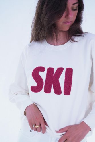 French Disorder sweat  Ecru femmes (Sweat 