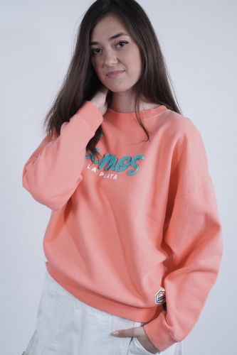 Sweat corail avec écriture FRENCH DISORDER | Marine