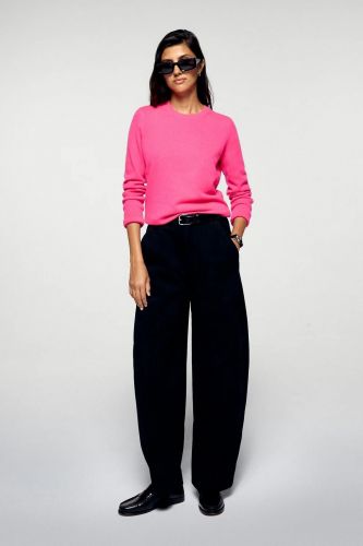 Pull en cachemire rose uni FROM FUTURE | Marine