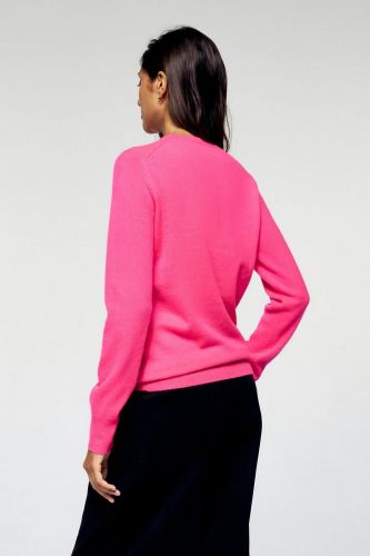 Pull en cachemire rose uni FROM FUTURE | Marine