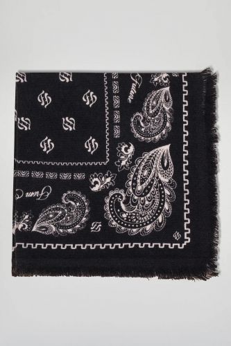 Foulard noir et blanc FROM FUTURE | Marine Auvelais 